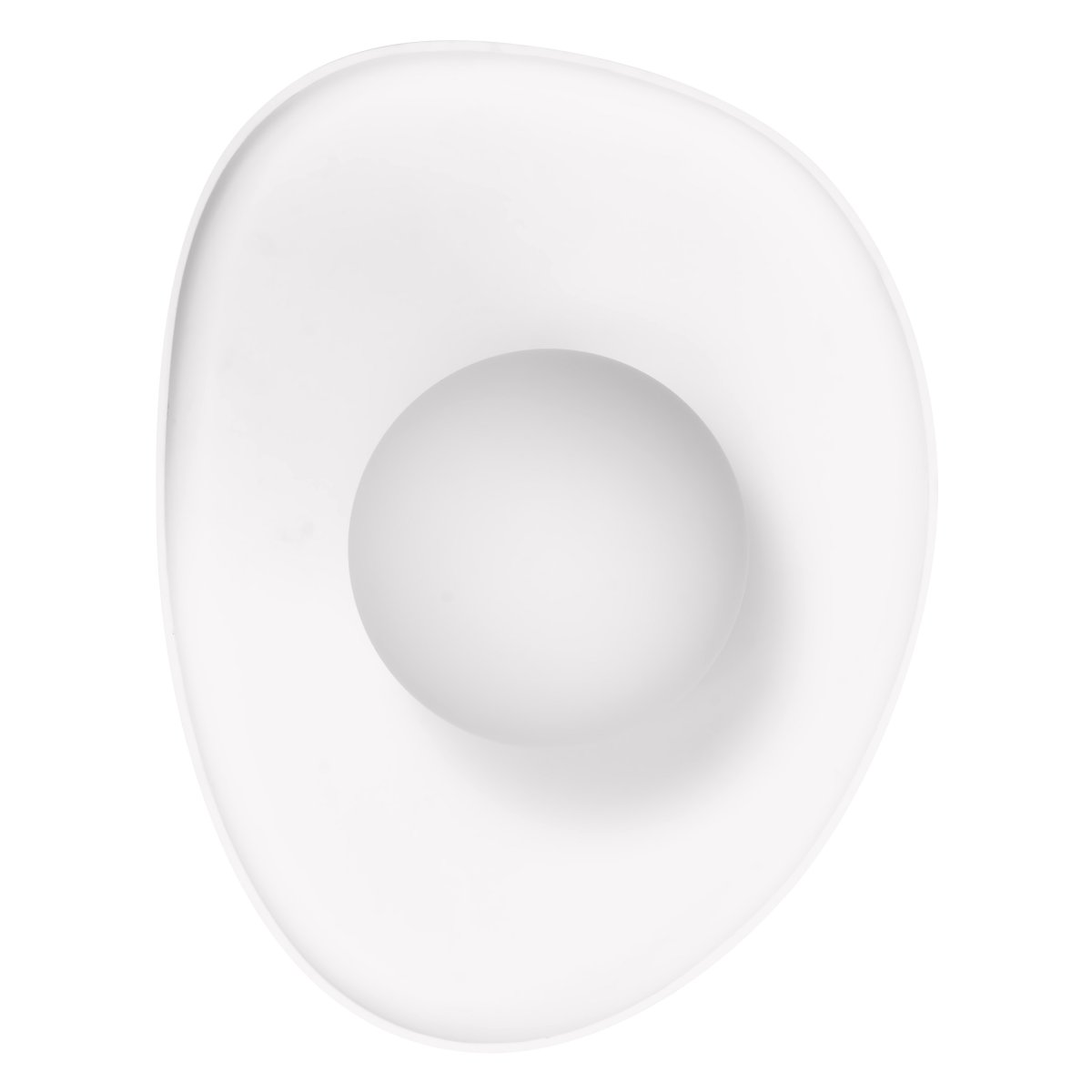 Plaster Nest 26cm Hvid væglampe Fra Ledvance - Glaskupan i opal som omfamnar ljusk&auml;llan skapar ett fint och bl&auml;ndfritt ljus i rummet.