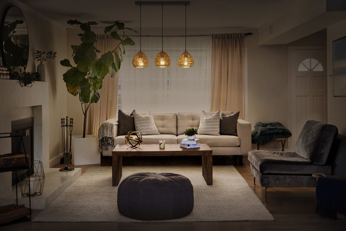 Paper Drop 60cm Natur loftslampe Fra Ledvance - Paper Drop &auml;r en vacker lampa med bohemisk design.