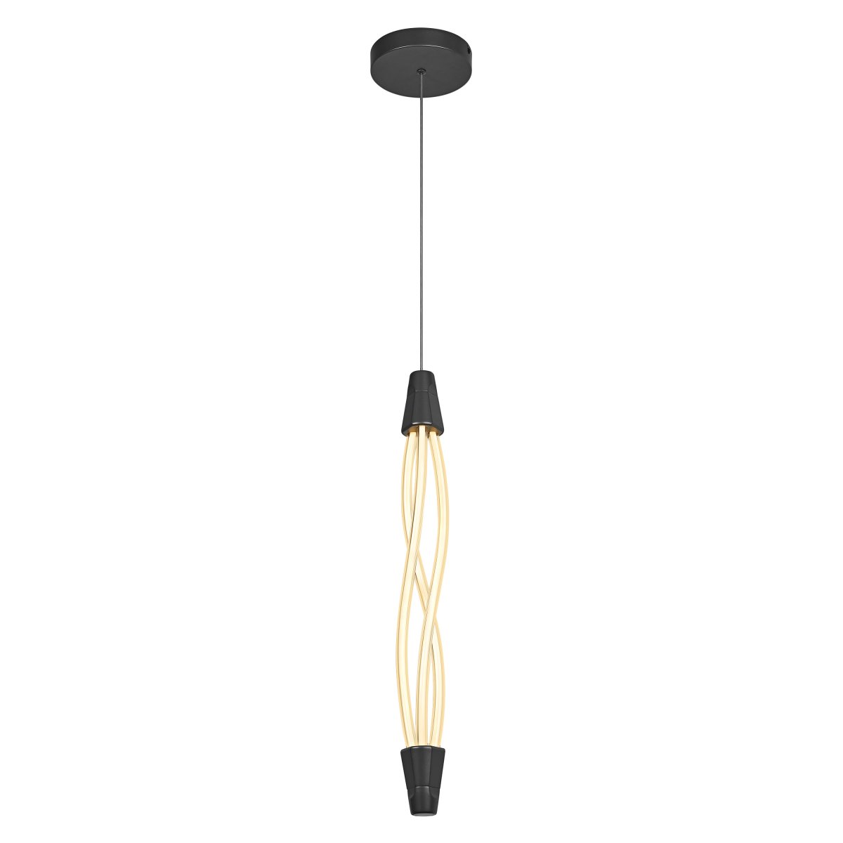 Swirl Ø15 Sort loftslampe Fra Ledvance - Lampan &auml;r 3-stegs dimbar med din vanliga v&auml;ggstr&ouml;mbrytare s&aring; du kan justera ljusstyrkan efter behov.