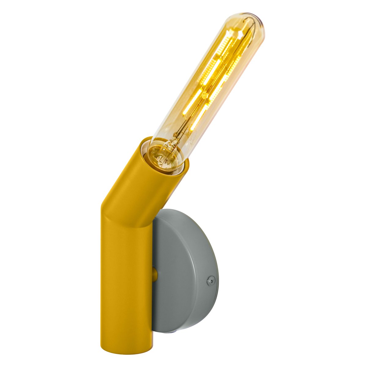Straw Gul væglampe Fra Osram - Straw &auml;r en lekfull v&auml;gglampa med h&auml;rliga kul&ouml;rer.