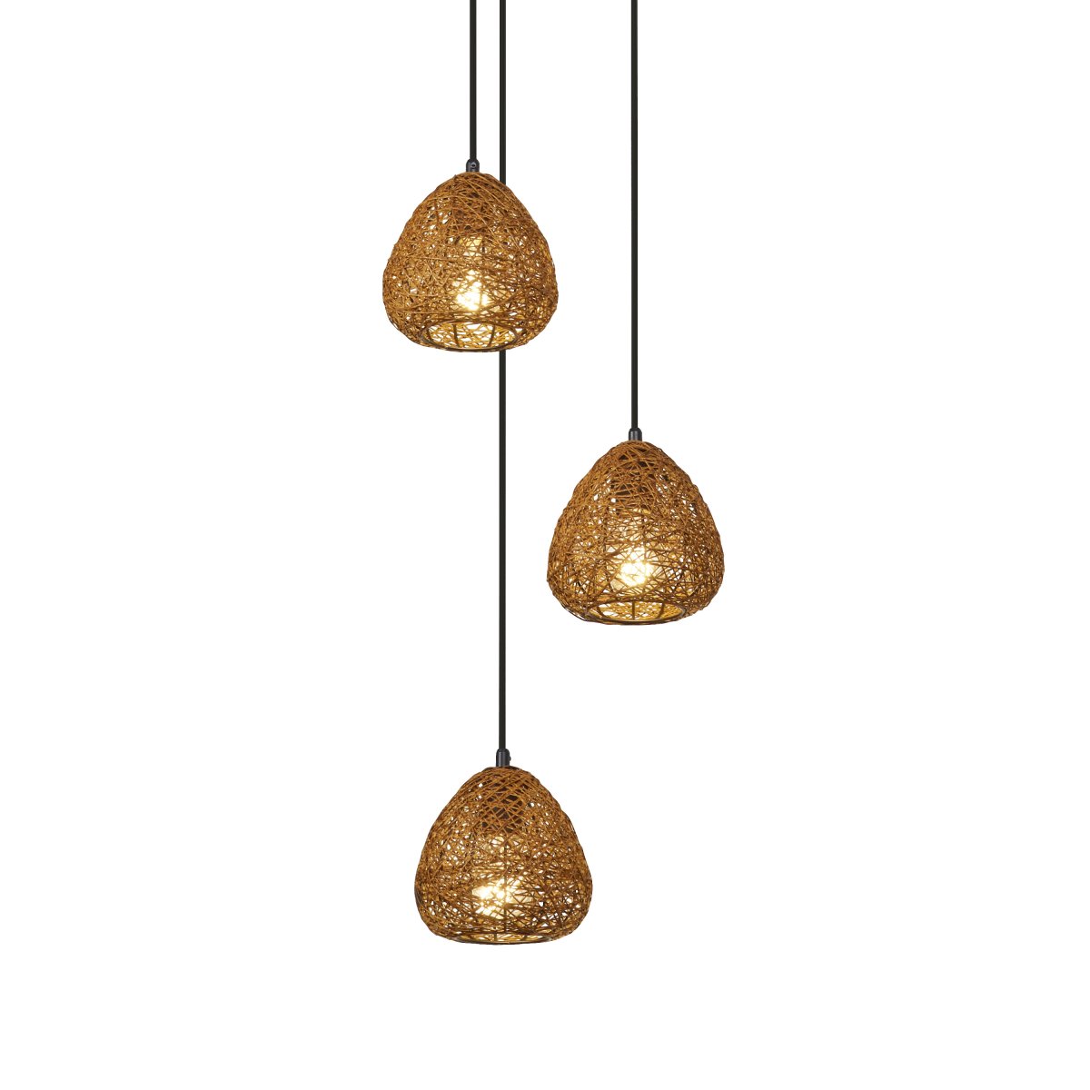 Paper Drop Ø37 Natur loftslampe Fra Osram - Paper Drop &auml;r en vacker pendel med bohemisk design.