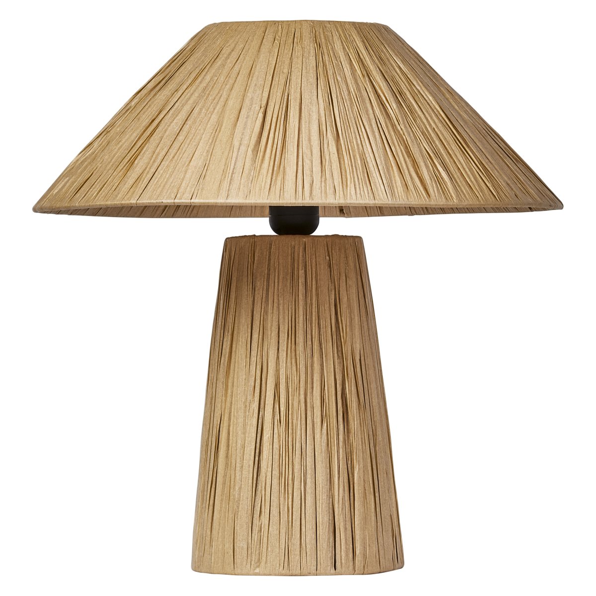 Bamboo Paper Hut 40cm Natur bordlampe Fra Ledvance - Placera f&ouml;rslagsvis i vardagsrummet, p&aring; byr&aring;n i hallen eller i f&ouml;nstret i k&ouml;ket.
