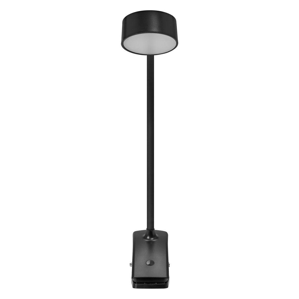 Office Cylinder Clip Sort klemmelampe Fra Ledvance - Levereras med 1m USB sladd som du kan koppla till en transformator, laptop eller dator f&ouml;r att lampan ska f&aring; el.