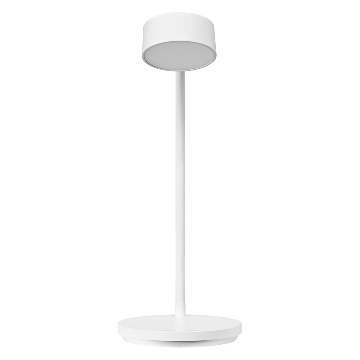 Office Cylinder 30cm Hvid skrivebordslampe Fra Ledvance - B&aring;da ljusstyrkan och f&auml;rgtemperaturen g&aring;r att justera i tre steg med touchbrytaren p&aring; lampfoten.
