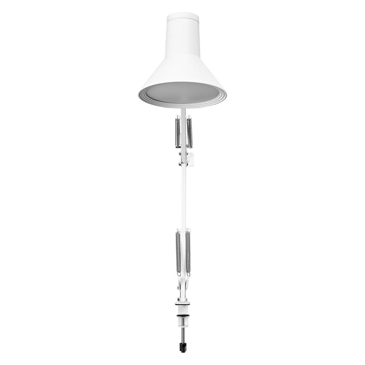 Office Retro Hvid klemmelampe Fra Osram - Lampan ger ett varmvitt och starkt ljus p&aring; 900lm och 3000K, perfekt som arbets- och l&auml;slampa.
