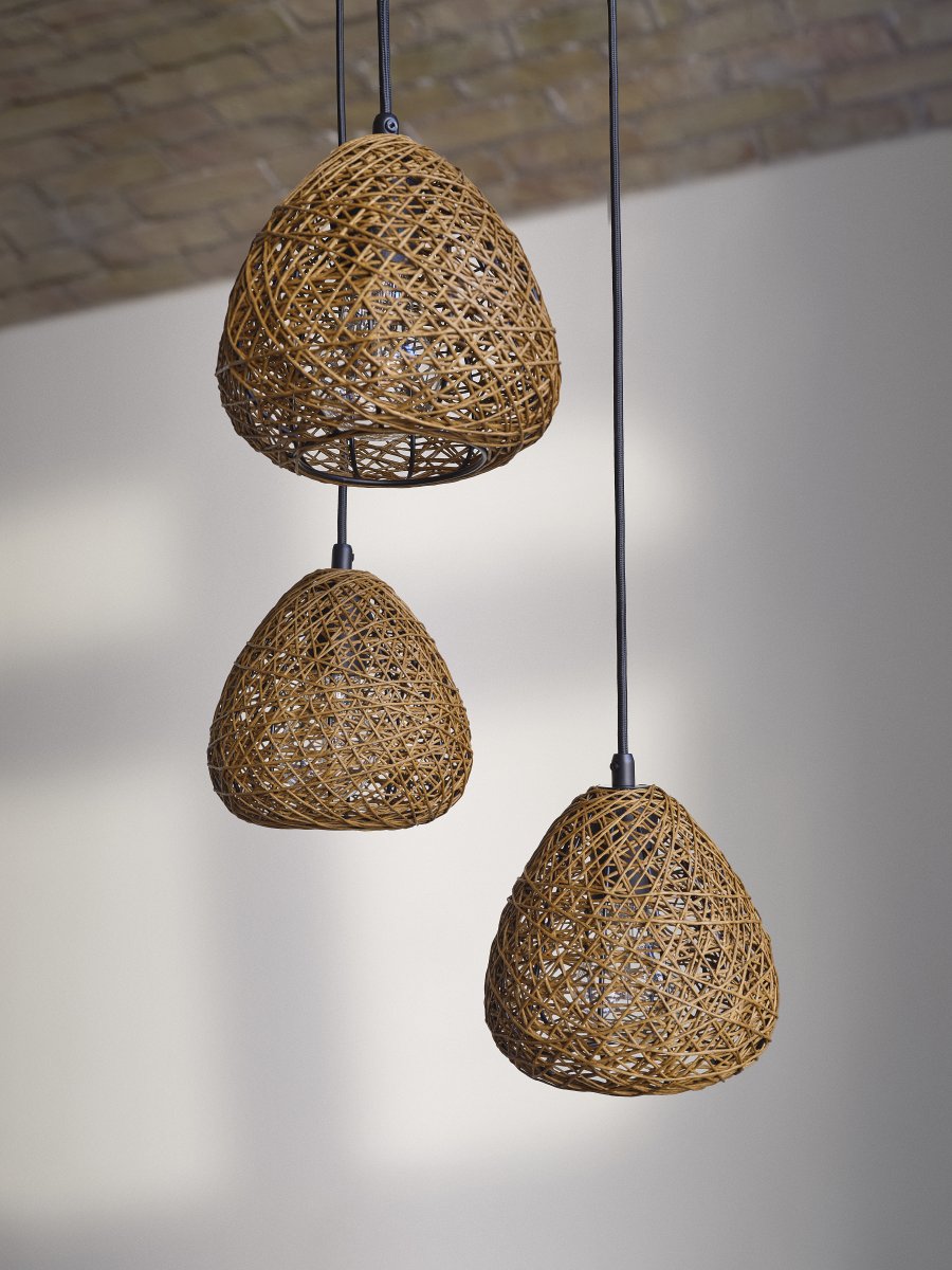 Paper Drop Ø37 Natur loftslampe Fra Osram - Paper Drop &auml;r en vacker pendel med bohemisk design.