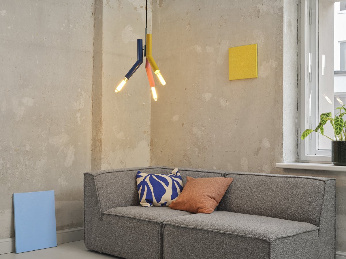 Straw Ø32 Flerfarvet loftslampe Fra Ledvance - Straw er en legende og moderne pendellampe med dejlige farver, der giver rummet et personligt præg.