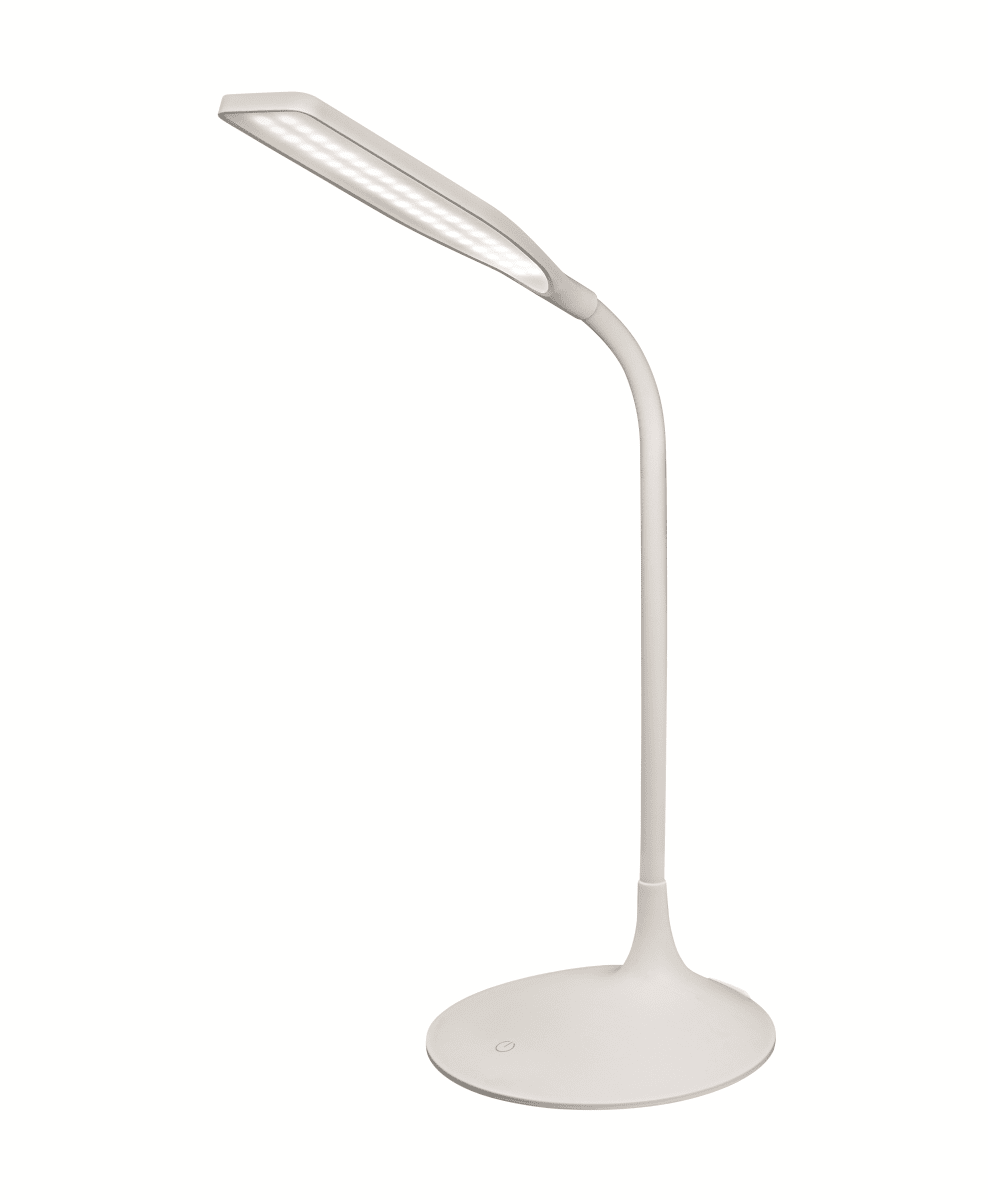 Panan Disc 37cm Hvid bærbar Fra Ledvance - Ut&ouml;ver det &auml;r lampan dimbar med touchsensorn p&aring; lampfoten vilket g&ouml;r Panan m&aring;ngsidig.