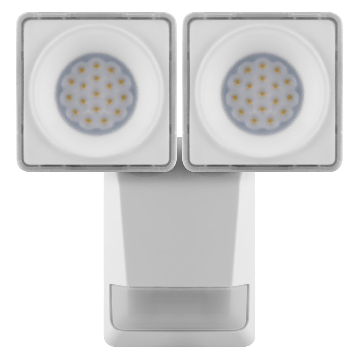 PRO Spot Sensor 16W Hvid udendørslampe Fra Ledvance - Den inbyggda r&ouml;relse-&nbsp;och skymningssensorn g&ouml;r att lampan t&auml;nds automatiskt vid r&ouml;relse i m&ouml;rker, vilket ger b&aring;de s&auml;kerhet och energieffektivitet.