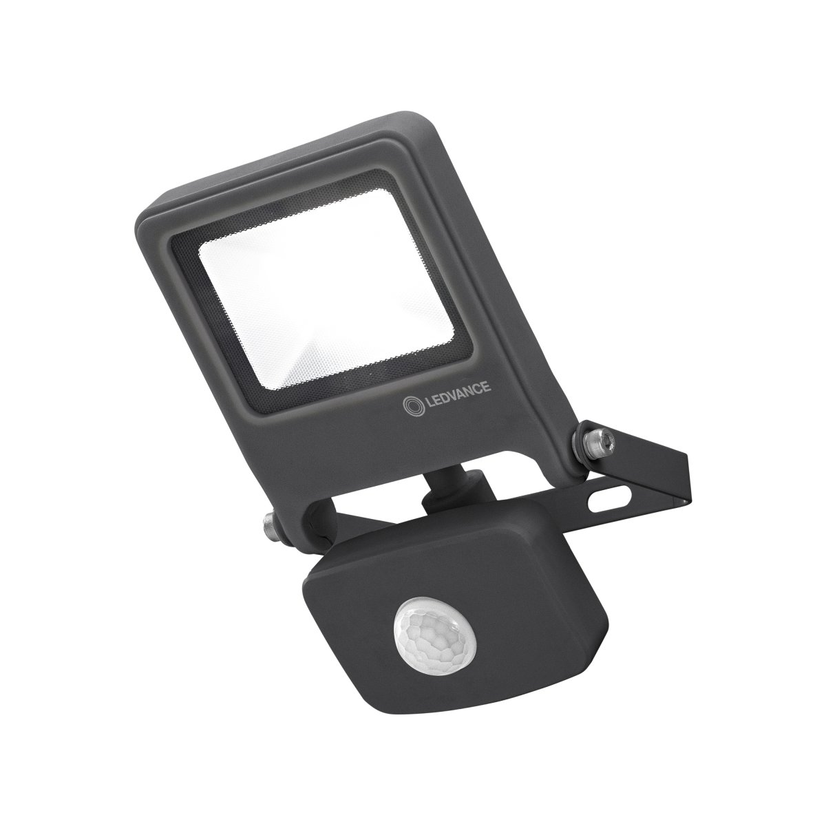 Flood Sensor 10W Mørkegrå udendørslampe Fra Osram - Flood Sensor 10W &auml;r en kraftfull och energieffektiv str&aring;lkastare med IP44-klassning, vilket g&ouml;r den idealisk f&ouml;r utomhusbruk.