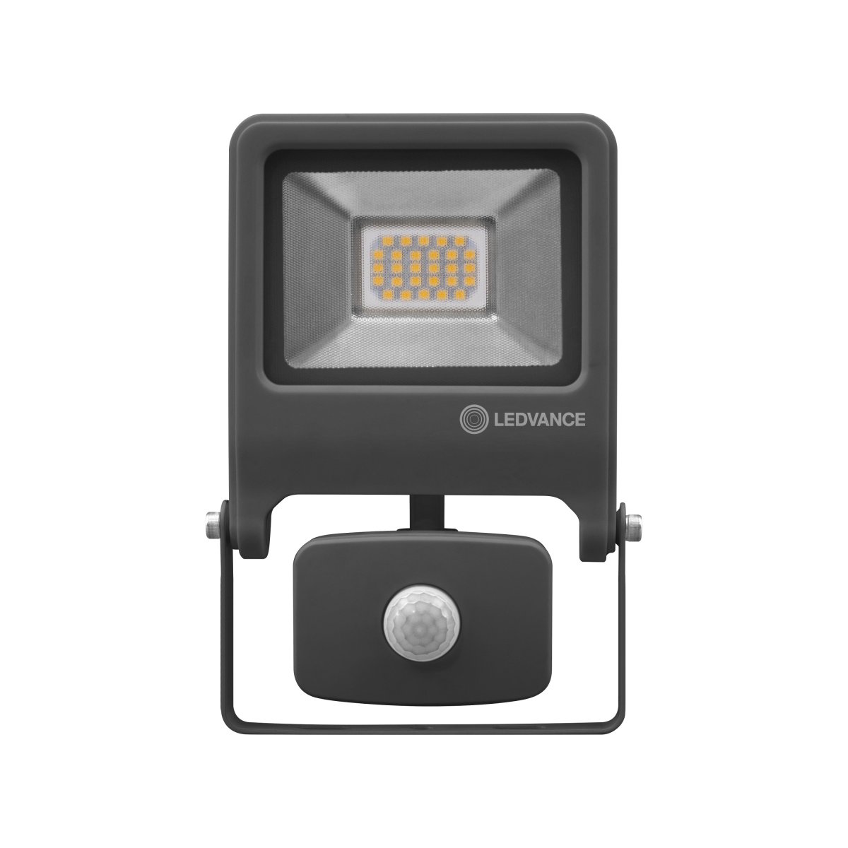Flood Sensor 20W Mørkegrå udendørslampe Fra Ledvance - Flood Sensor 20W &auml;r en kraftfull och energieffektiv str&aring;lkastare med IP44-klassning, vilket g&ouml;r den idealisk f&ouml;r utomhusbruk.