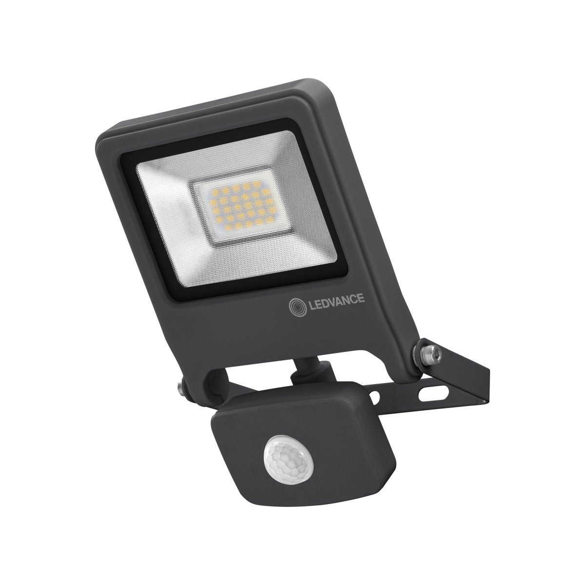 Flood Sensor 20W Mørkegrå udendørslampe Fra Ledvance - Flood Sensor 20W &auml;r en kraftfull och energieffektiv str&aring;lkastare med IP44-klassning, vilket g&ouml;r den idealisk f&ouml;r utomhusbruk.