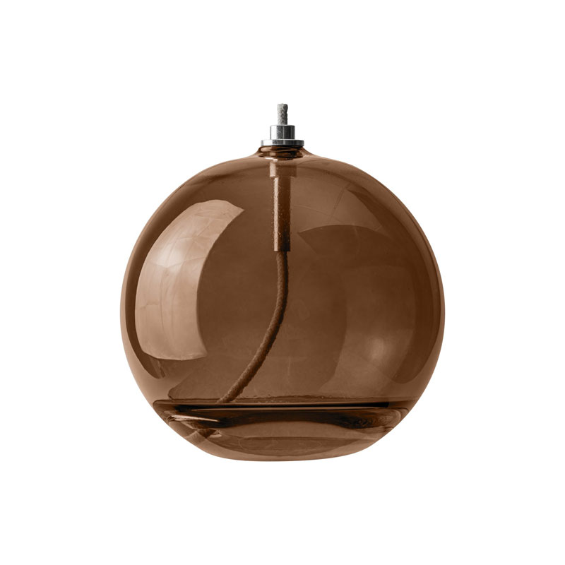 Oljelampa Aura Stor Brun Fra Mette Ditmer - Perfekt p&aring; ett bord, en byr&aring; eller en f&ouml;nsterbr&auml;da.