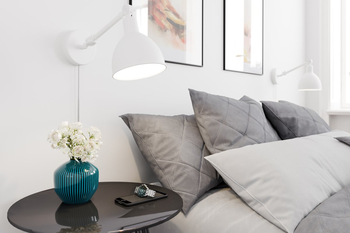 Bazar mini 50cm Sand hvid væglampe Fra By Rydéns - Bazar mini væglampe er en tilføjelse til Bazar familien; en mindre og mere letplaceret model, der passer godt både som læselampe i soveværelset, men også som ekstra lys over kogebøgerne i køkkenet!
