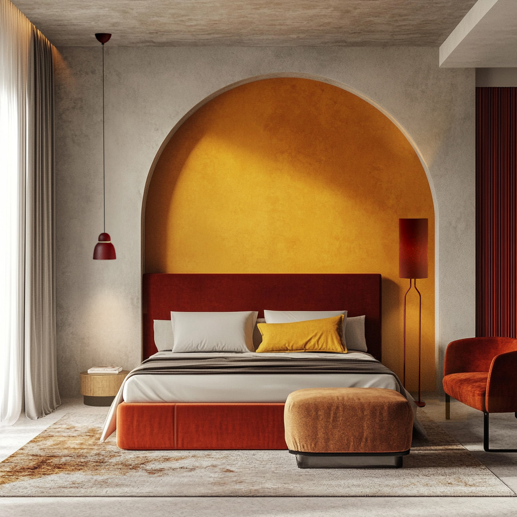 Bird Ø17 Mørkerød/messing loftslampe Fra Belid - 