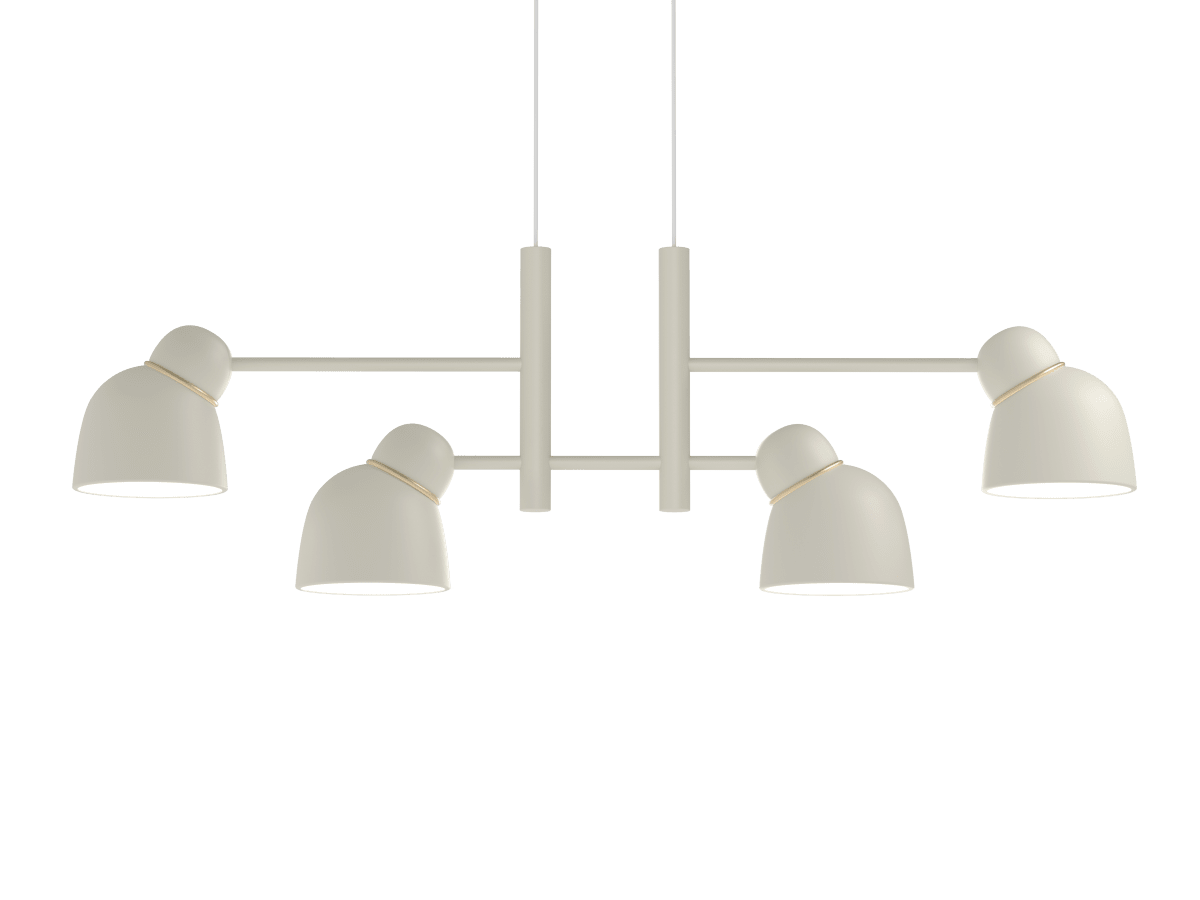 Bird 120cm Sand/messing loftslampe Fra Belid - 