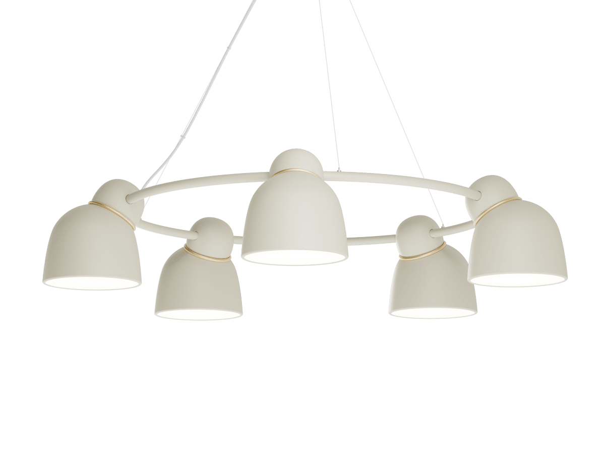 Bird Ø95 Sand/messing loftslampe Fra Belid - 