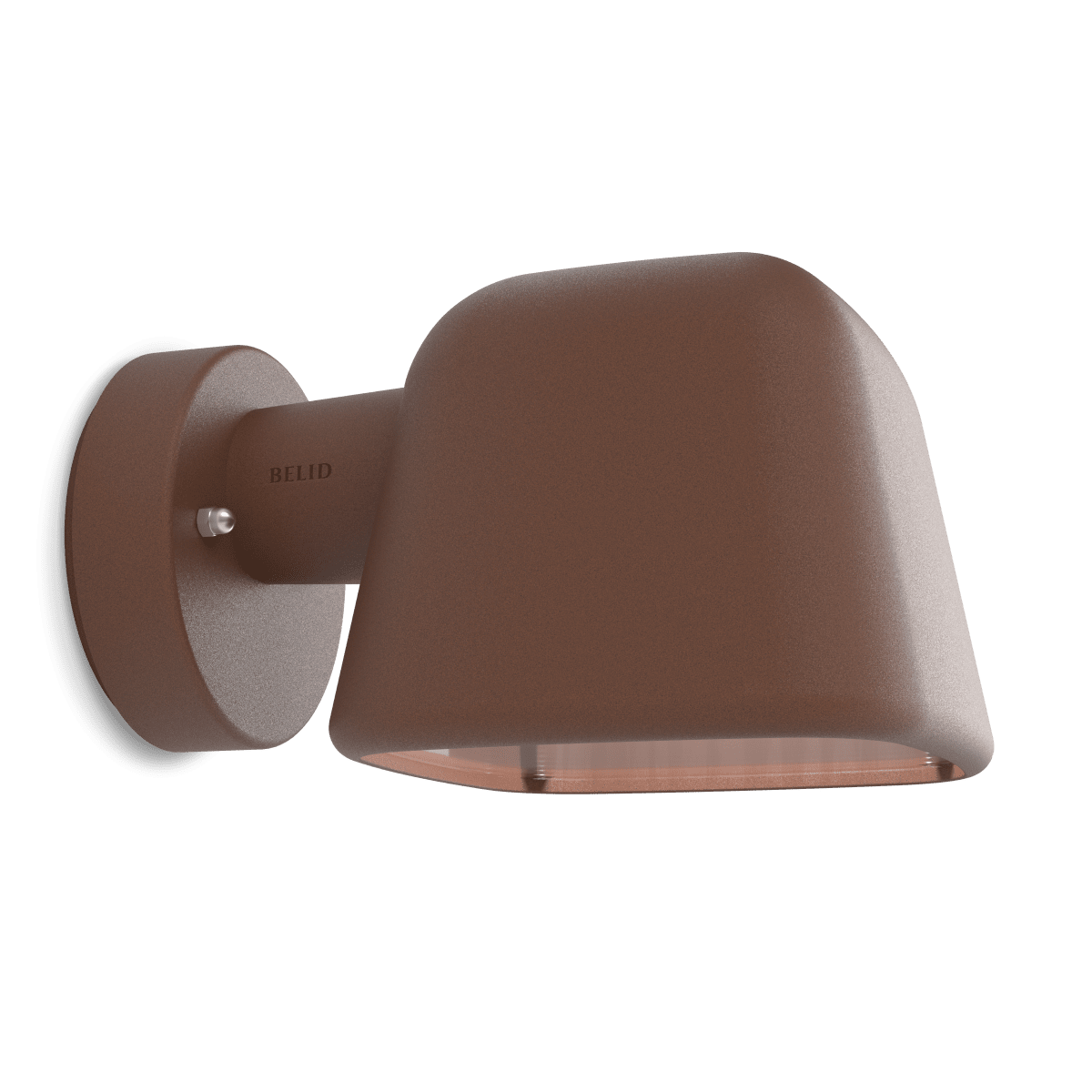 Boo Rust udendørslampe Fra Belid - Fremstillet i Varberg af genbrugsaluminium med en smuk struktur i overfladen.