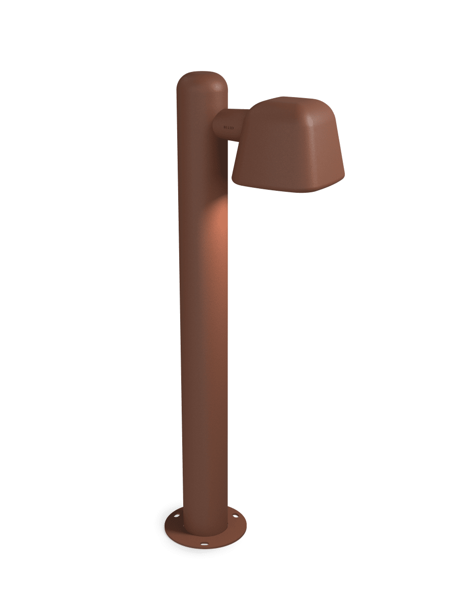 Boo 90cm Rust pullerter Fra Belid - Fremstillet i Varberg af genbrugsaluminium med en smuk struktur i overfladen.