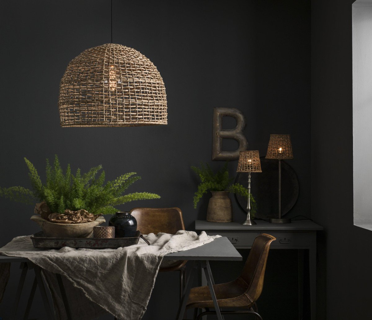 Cebu Ø37 Natur loftslampe Fra PR Home - Passer lige s&aring; godt i drivhuset og udestuen som indend&oslash;rs.