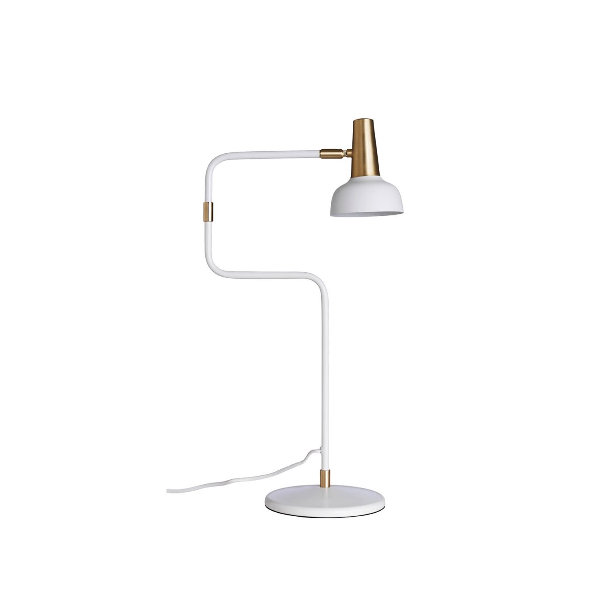 Ray 56cm Varm hvid bordlampe Fra CO Bankeryd - Ray bordlampe er designet til at blive placeret ved sofaen eller en yndlingsstol, ved sengen eller på et hjemmekontor Lige så funktionel når; om aftenen for løsning er den skulpturel og skaber karakter til rummet om dagen.