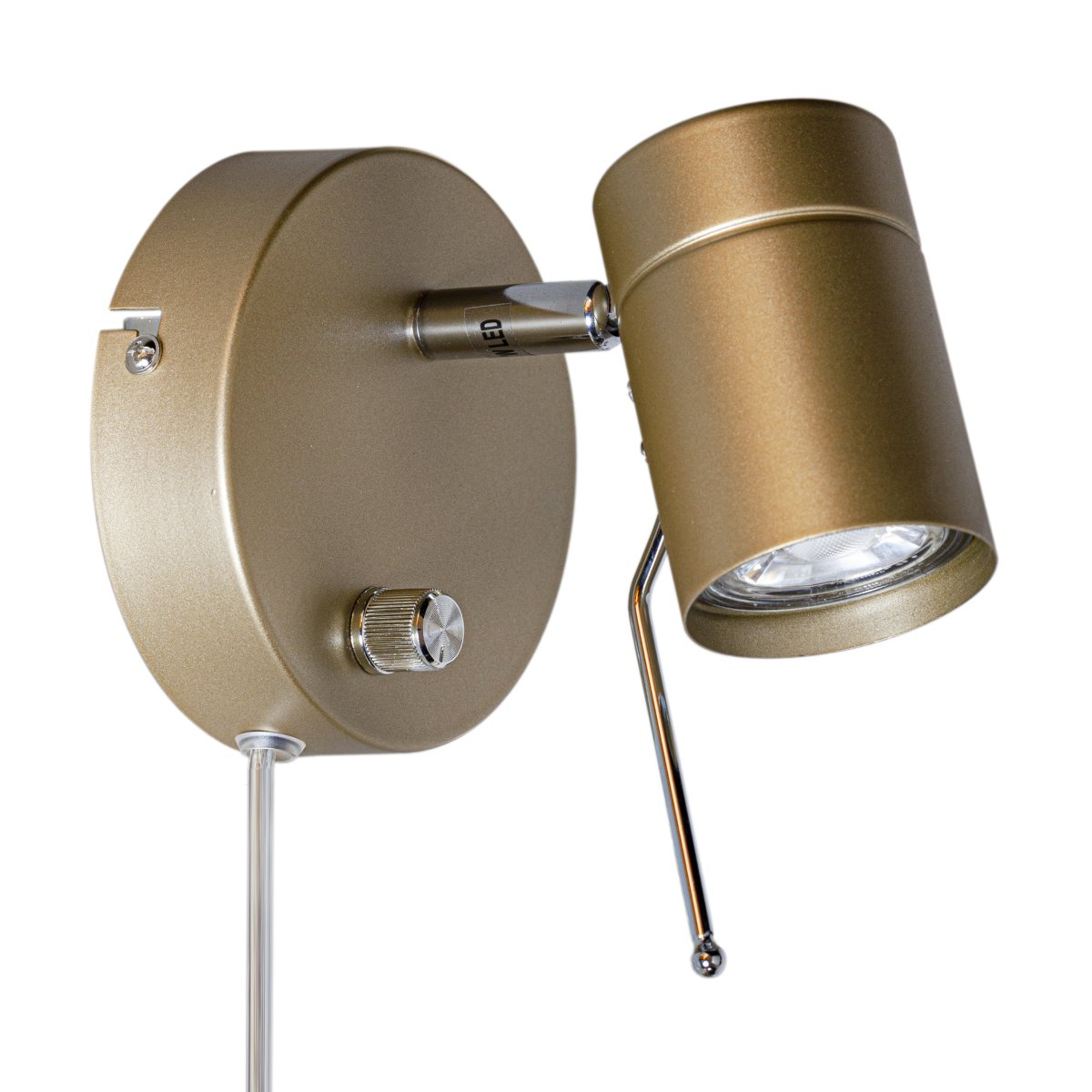 Correct Guld læselampe Fra By Rydéns - Correct vægspots' stilrene ydre gør det en fordel at blive placeret overalt, hvor du har brug for at sprede ekstra lys.