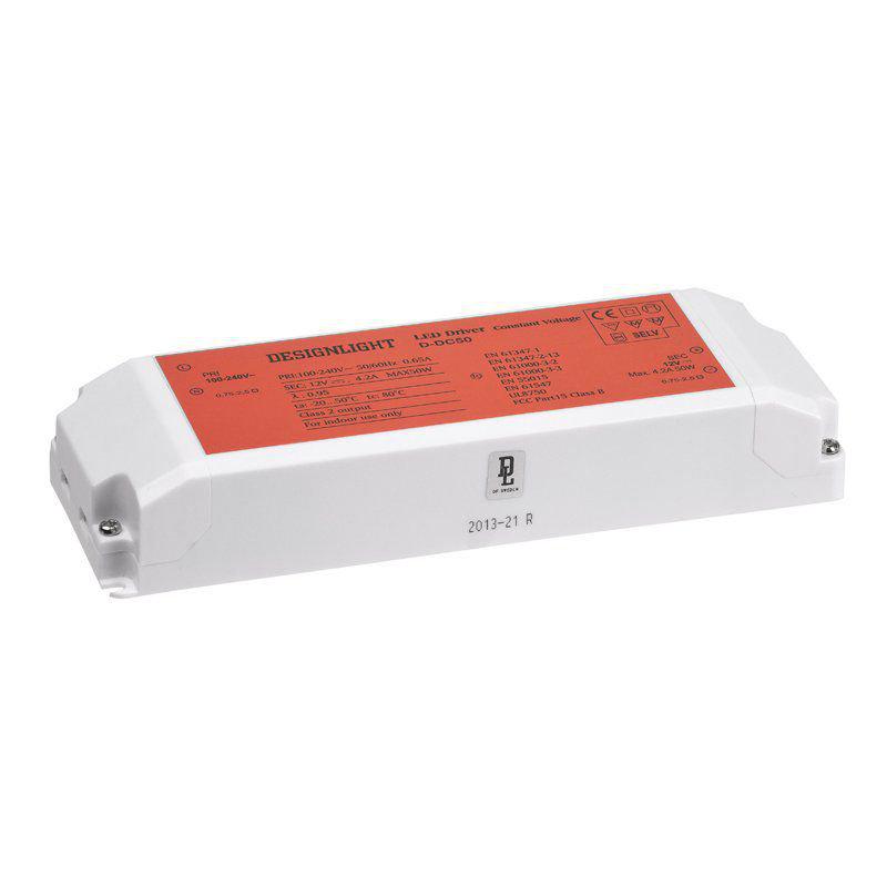 D-DC50 driver 1-50W, ikke dæmpbar Fra Designlight - 