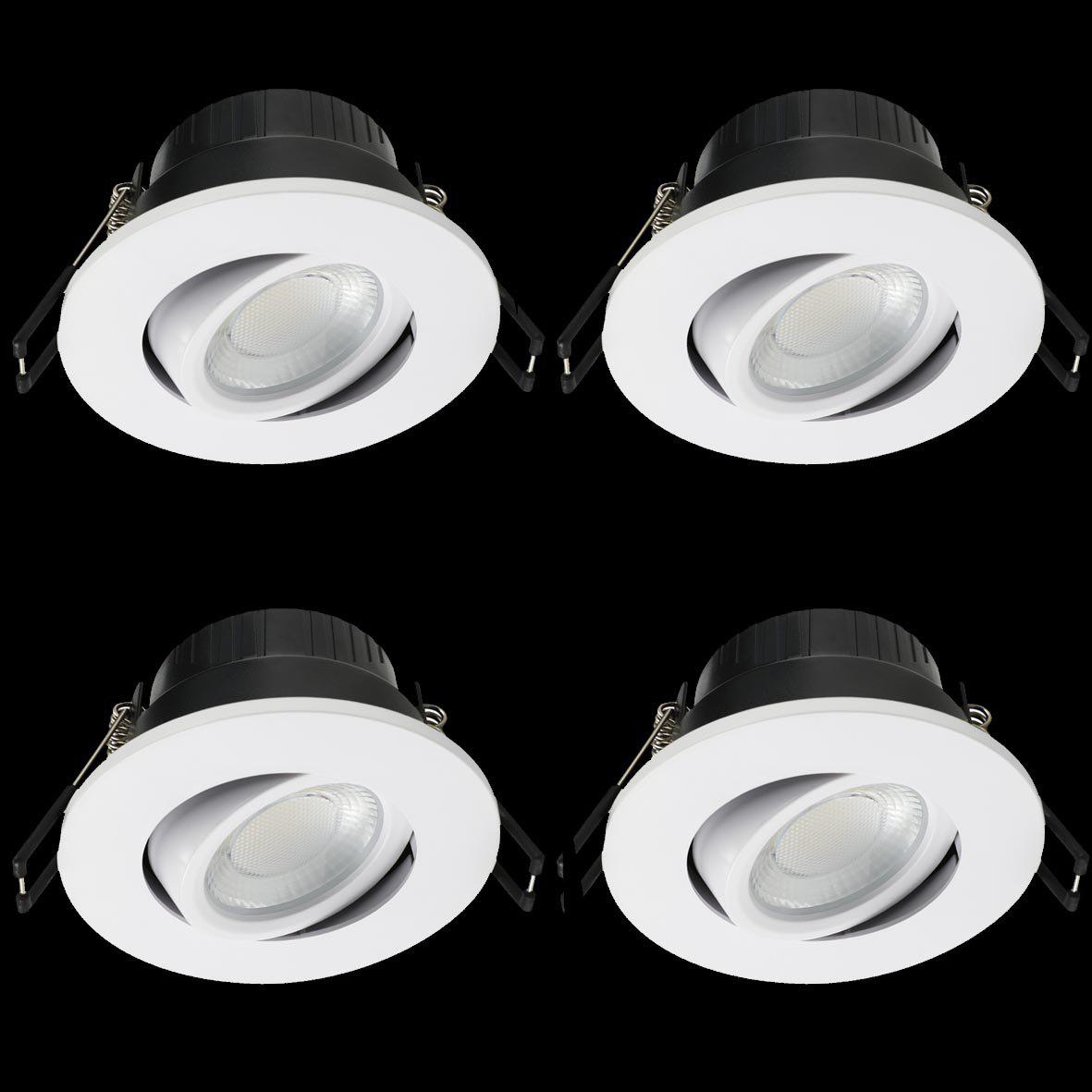 Cheapy 4CCT 4-pk Hvid Fra Designlight - Med et energiforbrug på kun 5 W og en lysstyrke på hele 550-600 lm får du både effektiv og energieffektiv belysning.