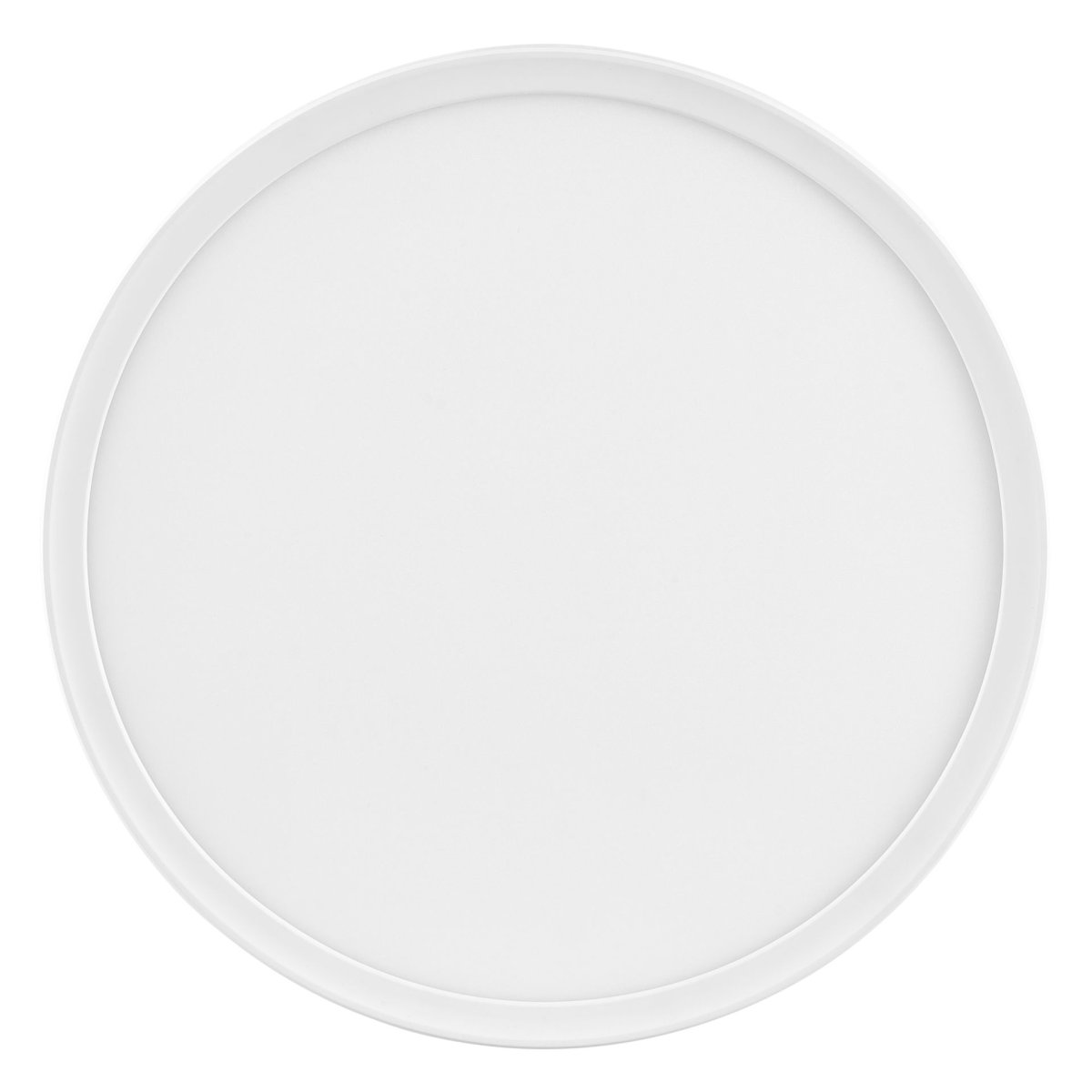Avola Ø30 Hvid plafond Fra Brilliant - Avola er en stilfuld loftslampe i hvid plastik med et enkelt og moderne udtryk.