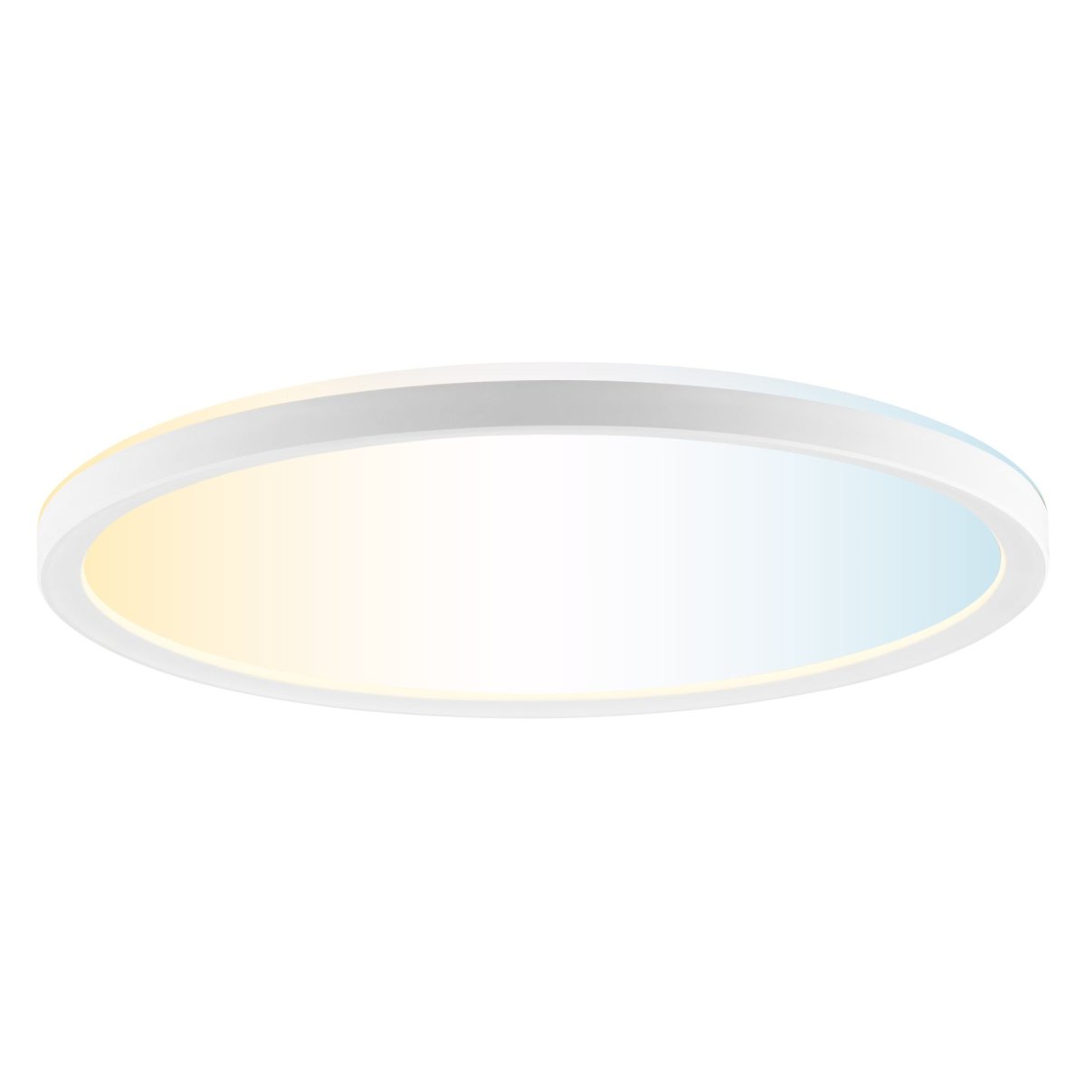 Avola Ø42 Hvid plafond Fra Brilliant - Avola er en stilfuld loftslampe i hvid plastik med et enkelt og moderne udtryk.