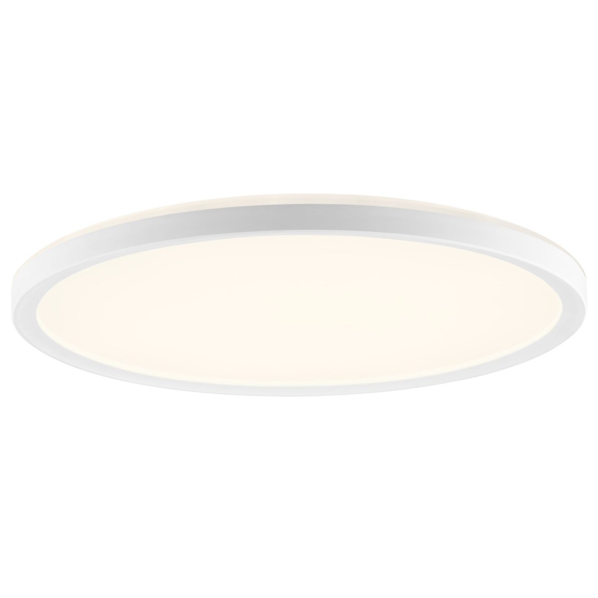 Avola Ø30 Hvid plafond Fra Brilliant - Avola er en stilfuld loftslampe i hvid plastik med et enkelt og moderne udtryk.