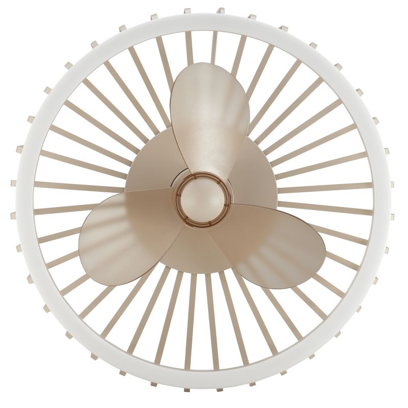 Capo Ø48 Beige Fra Brilliant - Den luftige konstruktion i beige metal og plastik giver et let og elegant indtryk, der passer perfekt i stuen, sovev&aelig;relset, spisestuen eller hjemmekontoret.