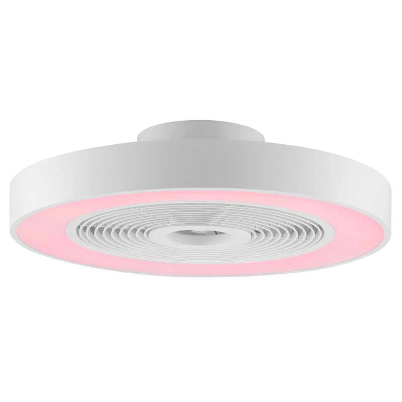 Catania Ø48 Hvid Fra Brilliant - Armaturet er ogs&aring; udstyret med IC-RGB-teknologi, der skaber bl&oslash;de farveovergange og levende lyseffekter for en unik og atmosf&aelig;risk atmosf&aelig;re.