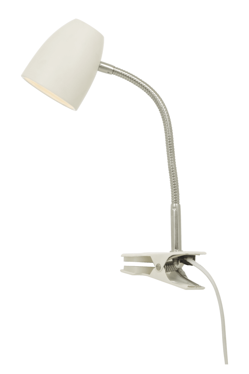 Sandnes Hvid klemmelampe Fra Aneta Lighting - 