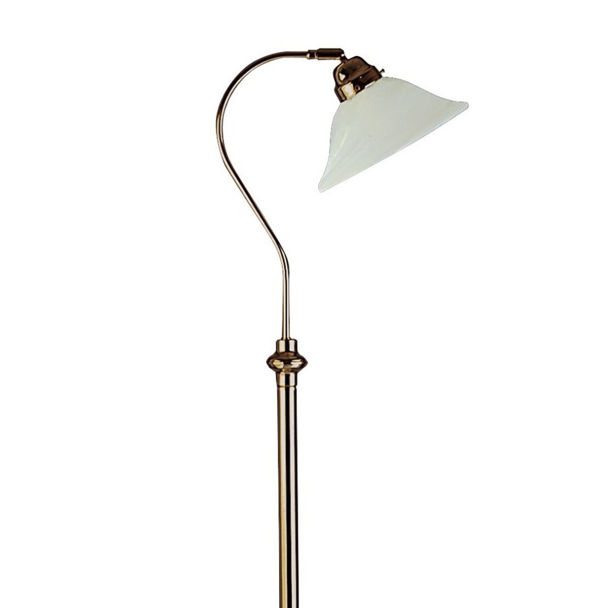 Adjustable Antik messing gulvlampe Fra Searchlight - Denne elegante gulvlampe i klassisk design er den perfekte kombination af funktion og stil.