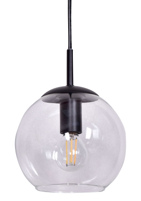 Globi Ø15 Sort/gennemsigtig vindueslampe Fra Nordic Lighting - Placer den i et vindue i stuen eller k&oslash;kkenet for en virkelig indbydende atmosf&aelig;re.