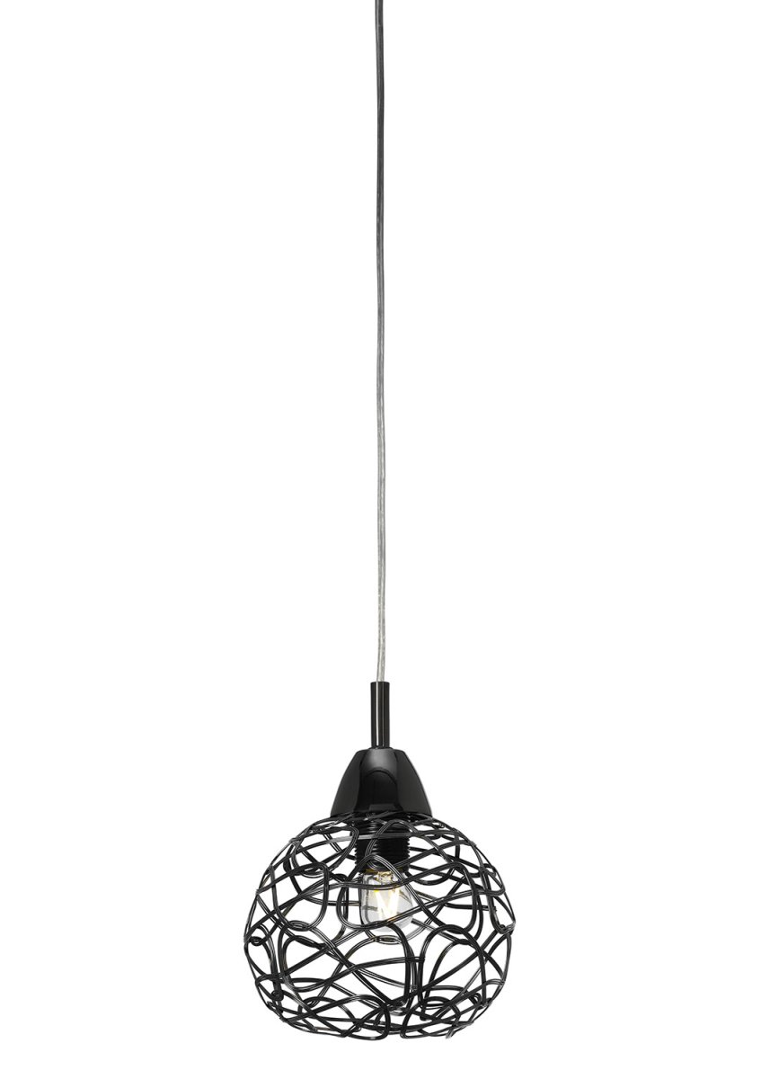 Excel Ø13 Sort vindueslampe Fra Cottex - Den åbne metalskærm tilføjer en moderne og elegant følelse, hvilket gør den til en iøjnefaldende detalje i ethvert vindue.