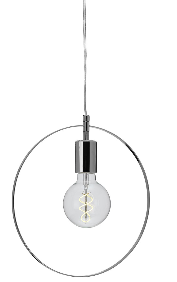 Spartan ringo Ø30 Chrom vindueslampe Fra Cottex - Spartan Ringo vindueslampe i metal er en minimalistisk og moderne lampe, der giver et stilrent udtryk til dit hjem.