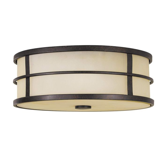 Fusion Ø34 Bronze plafond Fra Elstead Lighting - 