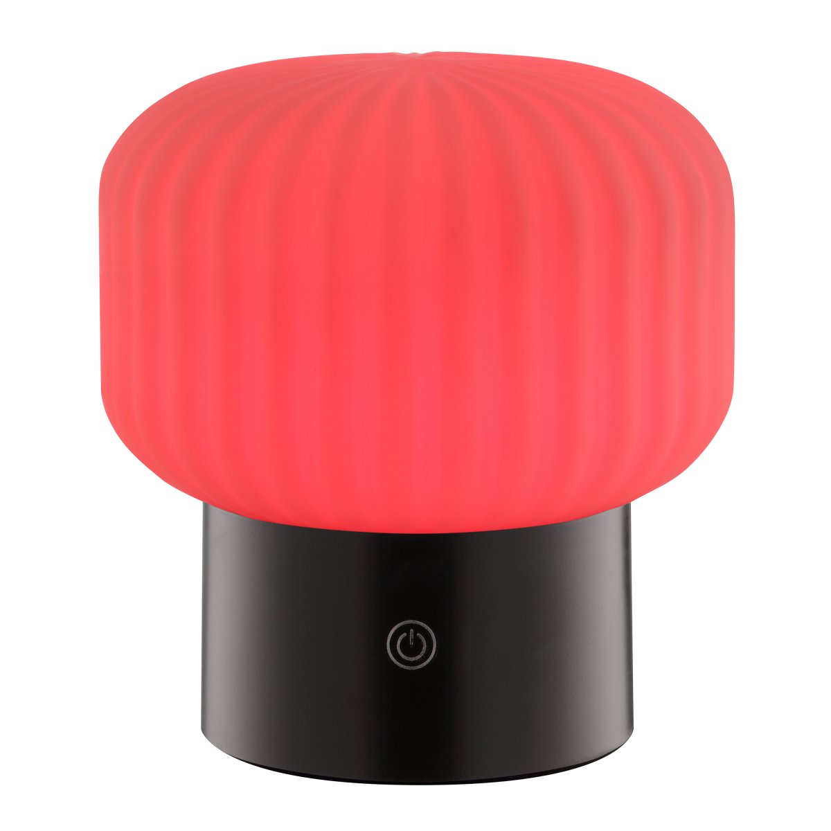 Sarastro 14cm Sort bærbar Fra Brilliant - Sarastro er en bærbar og genopladelig lampe lavet af glas og plastik med et moderne udtryk og et stilfuldt design.