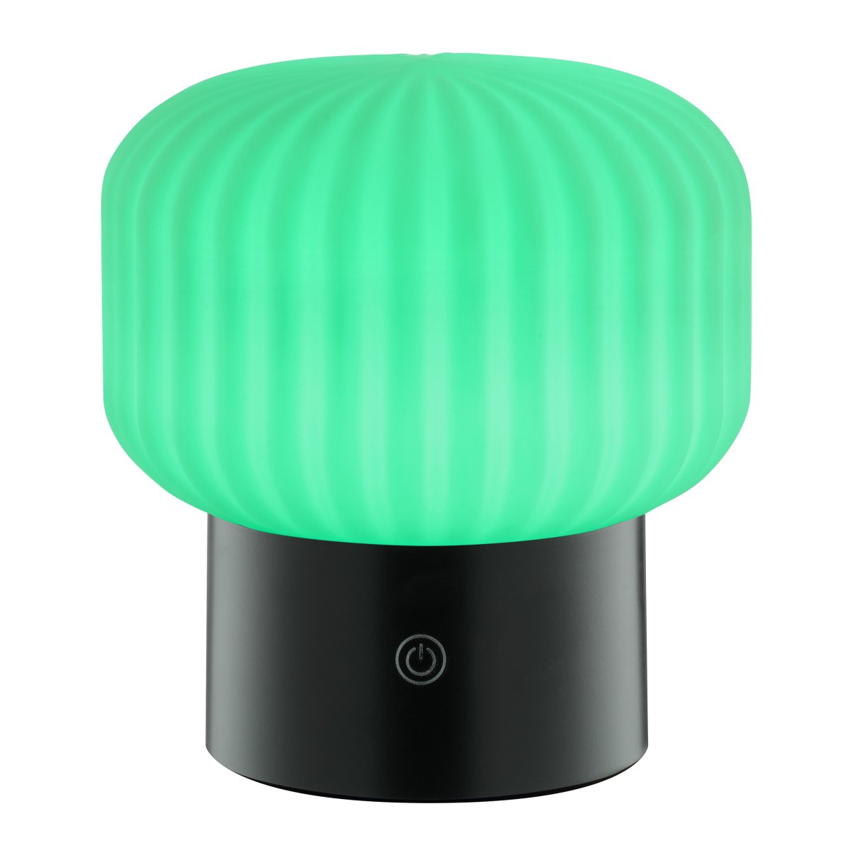 Sarastro 14cm Sort bærbar Fra Brilliant - Sarastro er en bærbar og genopladelig lampe lavet af glas og plastik med et moderne udtryk og et stilfuldt design.