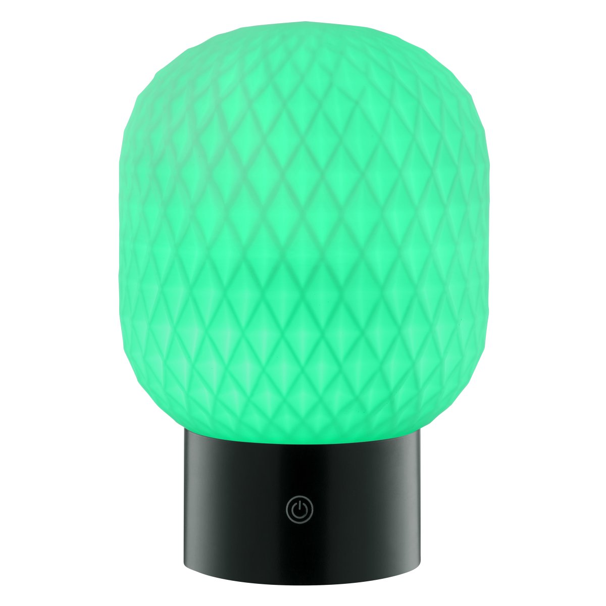 Sarastro 20cm Sort bærbar Fra Brilliant - Sarastro er en bærbar og genopladelig lampe lavet af glas og plastik med et moderne udtryk og et stilfuldt design.