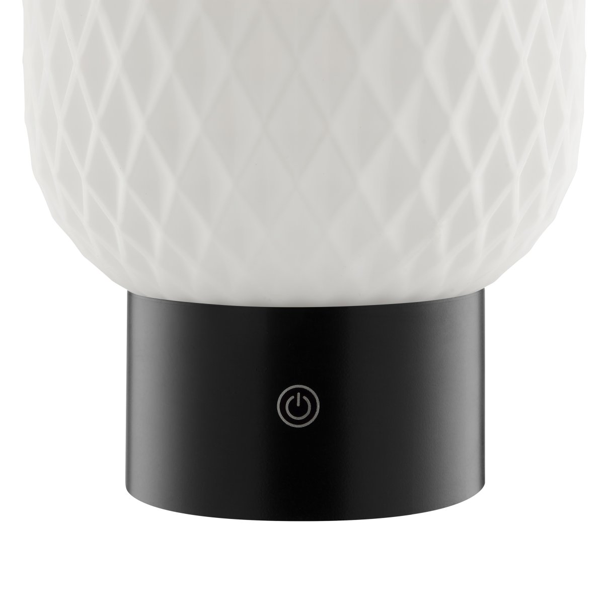 Sarastro 20cm Sort bærbar Fra Brilliant - Sarastro er en bærbar og genopladelig lampe lavet af glas og plastik med et moderne udtryk og et stilfuldt design.