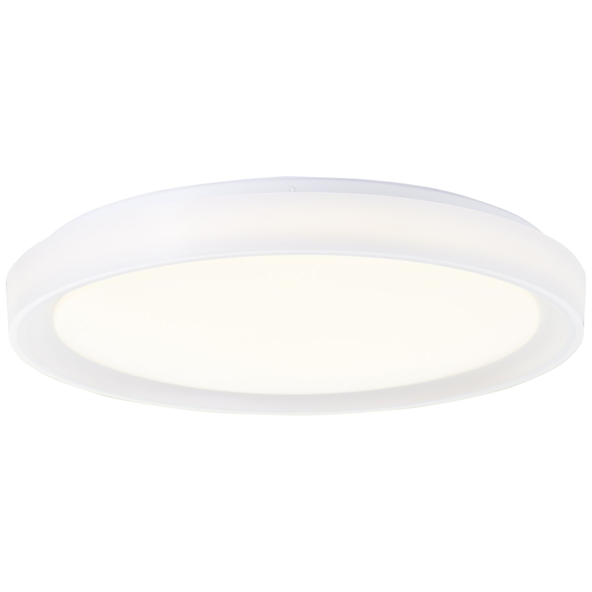 Floco Ø50 Hvid børnelampe Fra Brilliant - For en ekstra visuel oplevelse er Floco udstyret med en RGB-funktion, der ikke kun lader lampen skinne i flere farver, men ogs&aring; i flere farver samtidigt - perfekt til at skabe en summen eller gl&aelig;de b&oslash;rn p&aring; deres v&aelig;relse.