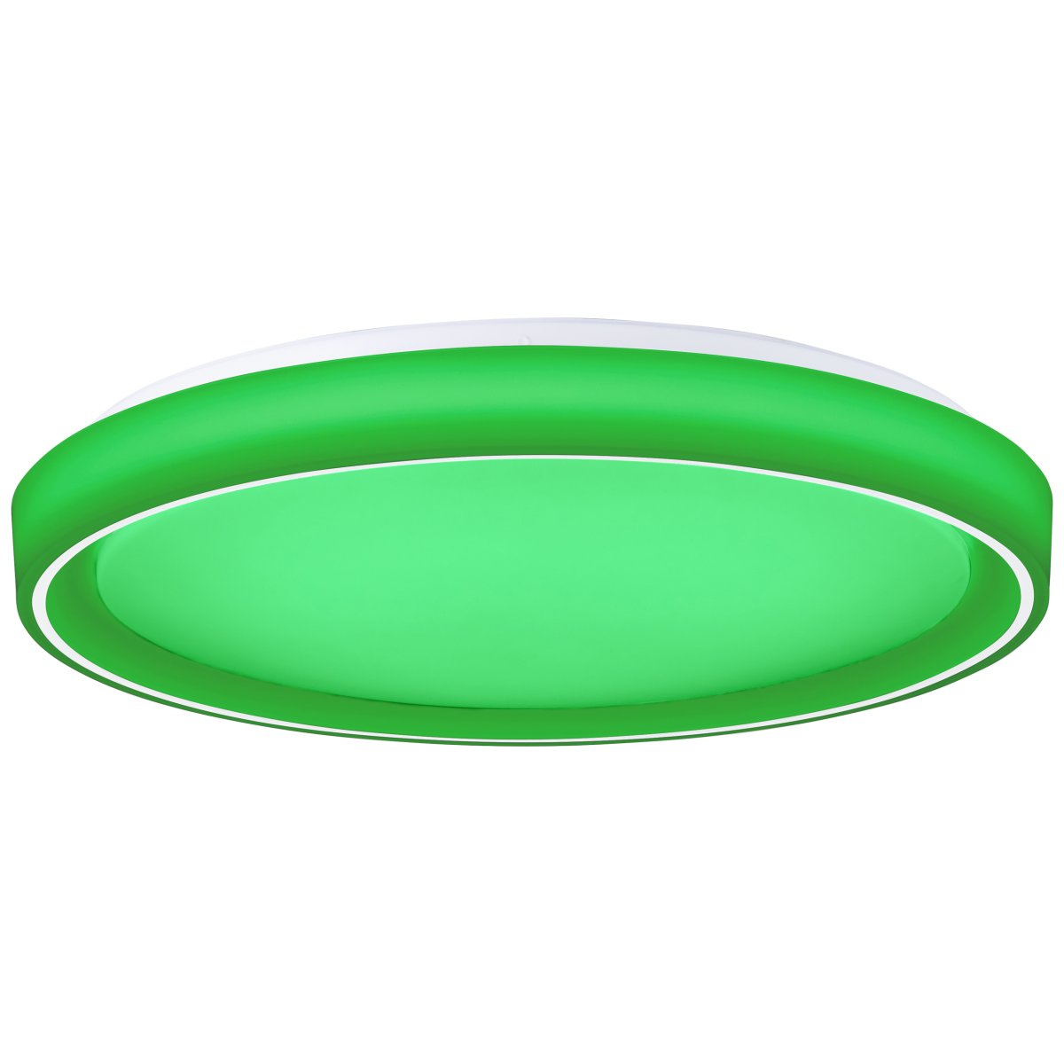 Floco Ø50 Hvid børnelampe Fra Brilliant - For en ekstra visuel oplevelse er Floco udstyret med en RGB-funktion, der ikke kun lader lampen skinne i flere farver, men ogs&aring; i flere farver samtidigt - perfekt til at skabe en summen eller gl&aelig;de b&oslash;rn p&aring; deres v&aelig;relse.