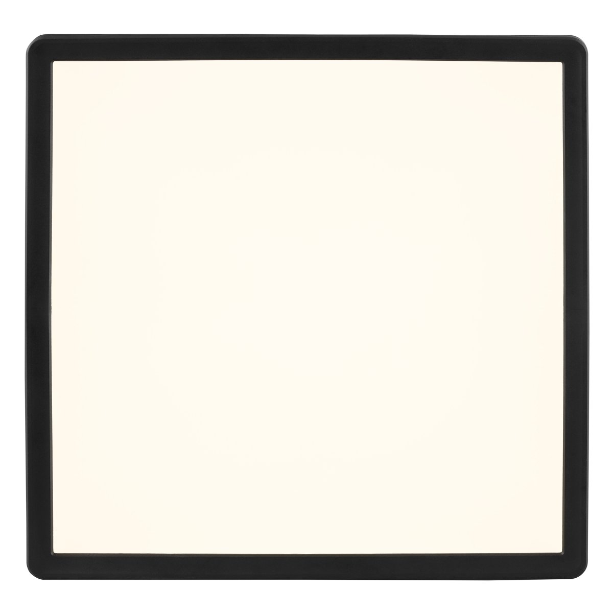 Avola 30cm Sort plafond Fra Brilliant - Med et køligt hvidt lys på 4000K og en lysstyrke på 2400 lumen tilbyder lampen et klart og funktionelt lys - perfekt til rum, hvor god sigtbarhed er vigtig.