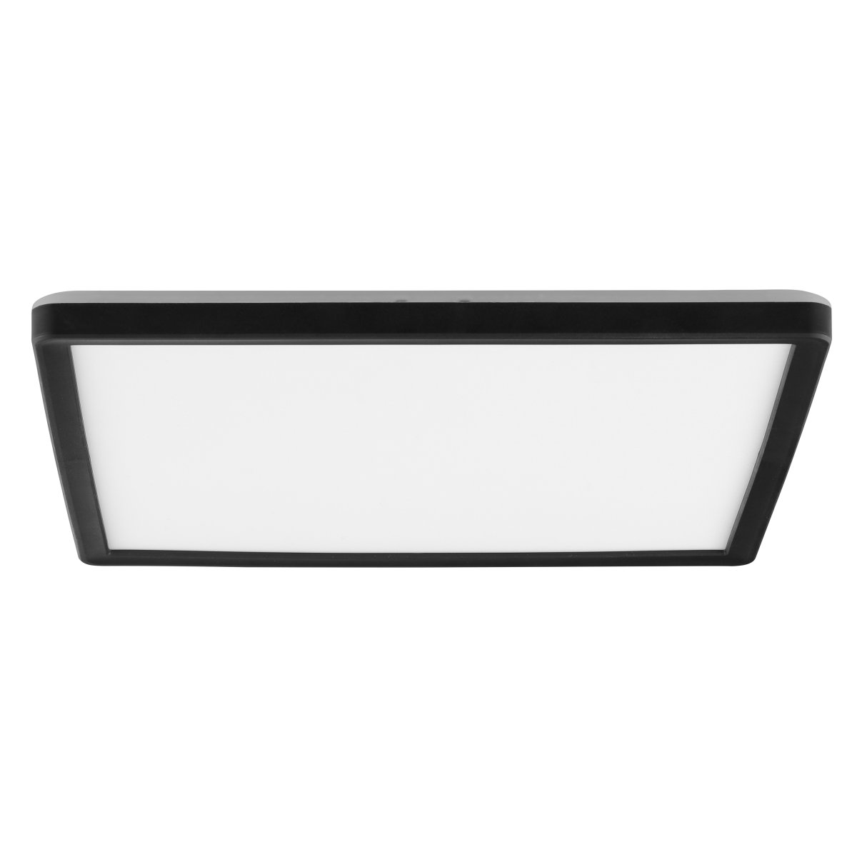 Avola 30cm Sort plafond Fra Brilliant - Avola er en moderne loftslampe lavet udelukkende af plastik med en sort ramme, der elegant omgiver et integreret LED-panel.