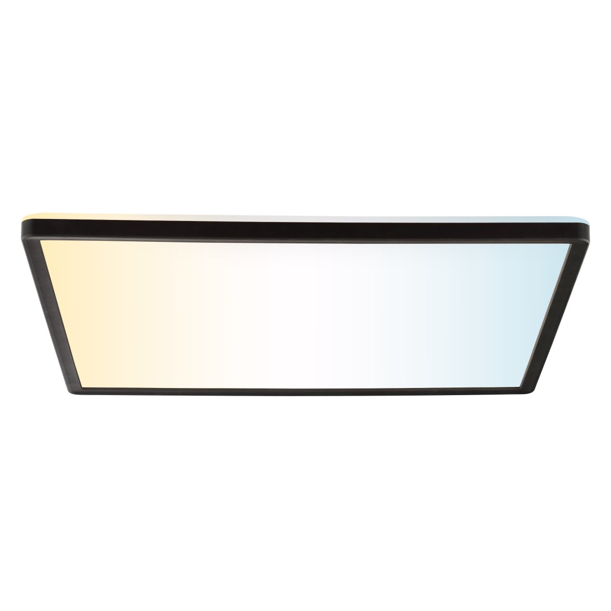 Avola 42cm Sort plafond Fra Brilliant - Avola er en moderne loftslampe lavet udelukkende af plastik med en sort ramme, der elegant omgiver et integreret LED-panel.