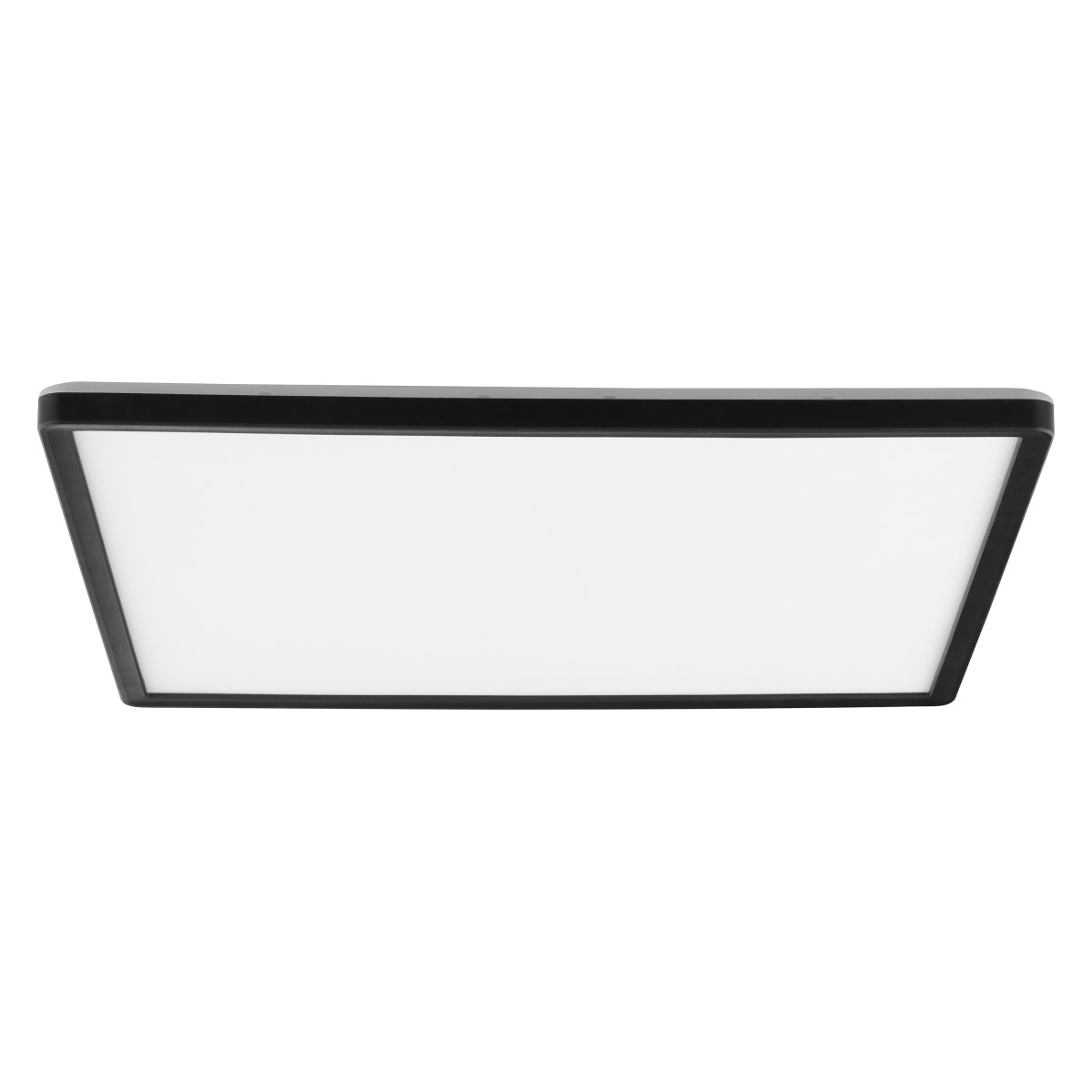Avola 42cm Sort plafond Fra Brilliant - Avola er en moderne loftslampe lavet udelukkende af plastik med en sort ramme, der elegant omgiver et integreret LED-panel.
