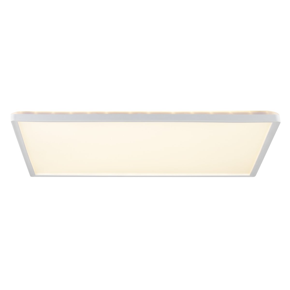 Avola 56cm Hvid plafond Fra Brilliant - Avola er en moderne loftslampe lavet udelukkende af plastik med en hvid ramme, der elegant omgiver et integreret LED-panel.
